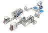 Auto sausage packaging and palletizing Line